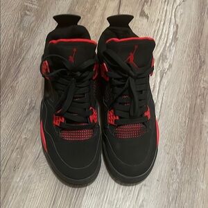 Black and Red Sneakers